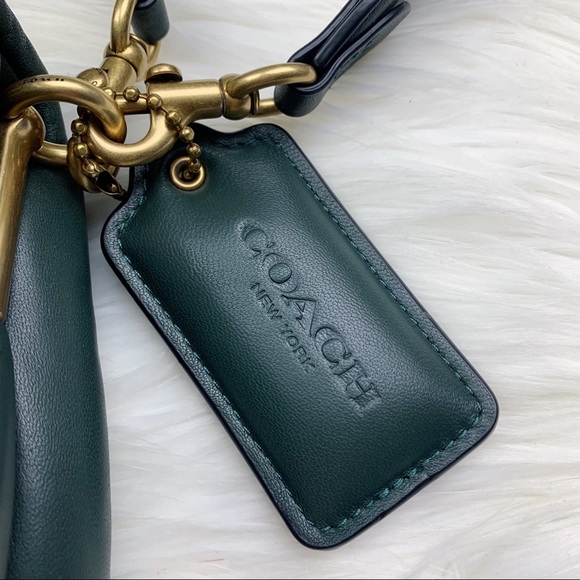 Coach Pillow Tabby Shoulder Bag 26 Amazon Green NEW - Picture 5 of 12